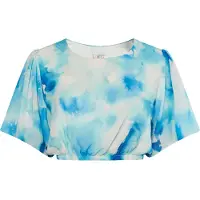 IZIA Blusa azul / branco