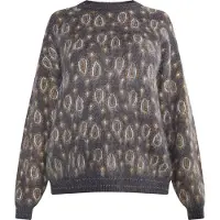 Usha Pullover castanho / amarelo / branco