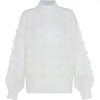 Faina Pullover branco lã