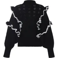 Faina Pullover preto / branco