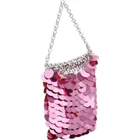 FELIPA Malas de tiracolo rosa claro / prata