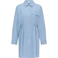 Usha Vestidos camiseiros azul