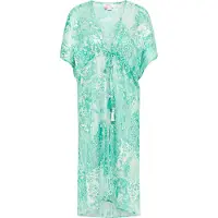 IZIA Vestido de praia menta / branco
