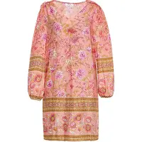 Usha Vestido oliveira / lavanda / cor-de-rosa / magenta