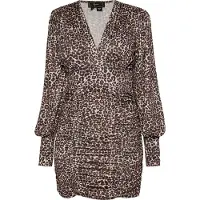 Faina Vestido bege / castanho / castanho de castanha