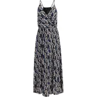 Faina Vestido bege / ecru / azul / azul noturno