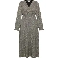 Usha Vestido preto / branco