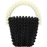 FELIPA Malas de tiracolo preto / branco lã