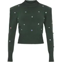 Faina Pullover azul / abe / prata