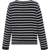 Faina Pullover preto / branco