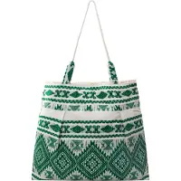 IZIA Malas de tiracolo verde / branco natural