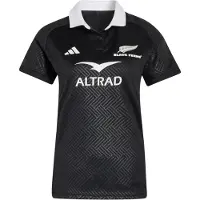 Adidas Camisola de futebol 'Black Ferns' preto / branco