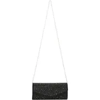 Faina Clutches preto / prata