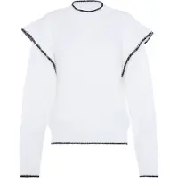 Faina Pullover preto / branco