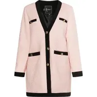 Faina Blazer rosa claro / preto