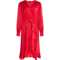 Faina Vestido de cocktail vermelho