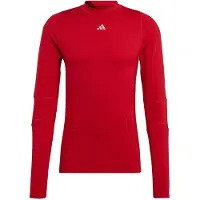 Adidas Camisa funcionais vermelho / branco