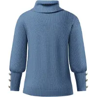 Imily Bela Pullover azul ciano