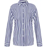 Imily Bela Blusa azul / branco