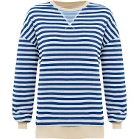 Imily Bela Sweatshirt bege / azul / branco