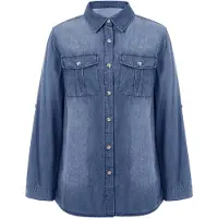 Imily Bela Blusa azul ganga