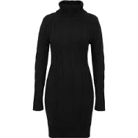 Imily Bela Vestido de malha preto