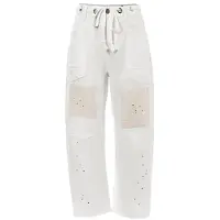 Imily Bela Calças de ganga branco denim