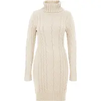 Imily Bela Vestido de malha bege