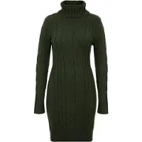 Imily Bela Vestido de malha verde