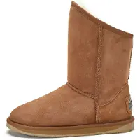 Australia Luxe Collective Botas pelo tornozelo ' COSY SHORT ' castanho