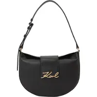 Karl Lagerfeld Mala de ombro 'K/Signature' preto