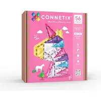 Connetix Jogo De Construção Glitter Unicorn Pack 56 Peças