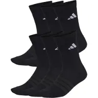 Adidas Meias de Cano Médio Almofadadas Conjunto de 6 Pares
