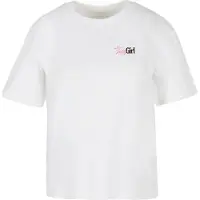 Miss Tee Camisa 'Friday Girl' pitaya / preto / branco