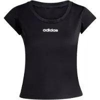 Adidas Camisa funcionais 'HYPERGLAM' preto / branco