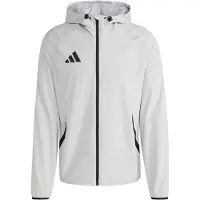 Adidas Casaco deportivo 'Tiro Travel' cinzento claro / preto
