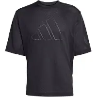 Adidas Camisa funcionais 'D4T PrimeLift ESSENTIALS WORKOUT MESH' preto / prata