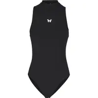 Miss Tee Camisa body 'Fly Away' preto / branco