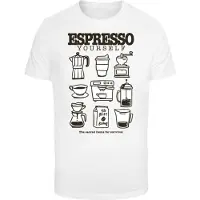 Mister tee Camiseta De Manga Curta Espresso Yourself Coffee
