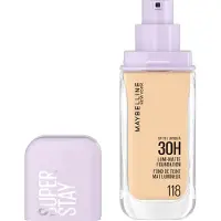 Maybelline Super Stay Lumi-Matte Base matificante leve com efeito duradouro e alta cobertura 35 ml 118