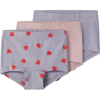 Name it Calcinhas Lavender Hearts 3 Unidades
