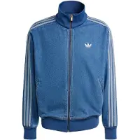 Adidas casacos de ganga DENIM FB TT homens - Azul - EU L