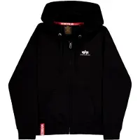 Alpha industries Hoddie c/fecho Basic Preto 2XL