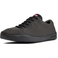 Camper para homem. K101082-004 Sapatos Peu Touring cinzento escuro (42), Tecido, Plano, Cordão, Casual, Cinza