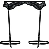 Hunkemoller Ligas 'Isabelle' preto