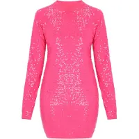 Faina Vestido de malha 'Festive' amora