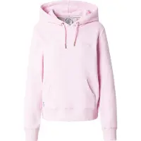 Superdry para mulher. W2012667A Moletom com capuz Essential Logo Emb rosa (S), Casual, Algodão, Manga comprida