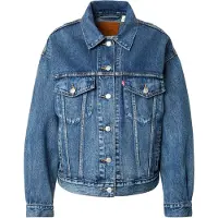 Levi's para mulher. A1743-0154 Jaqueta 90s Trucker azul (XS), Casual, Algodão, Denim