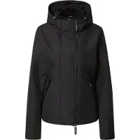 Superdry para mulher. W5012071A Casaco corta-vento Mtn com capuz preto (M), Casual, Polister Reciclado