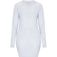 Faina Vestido de malha turquesa
